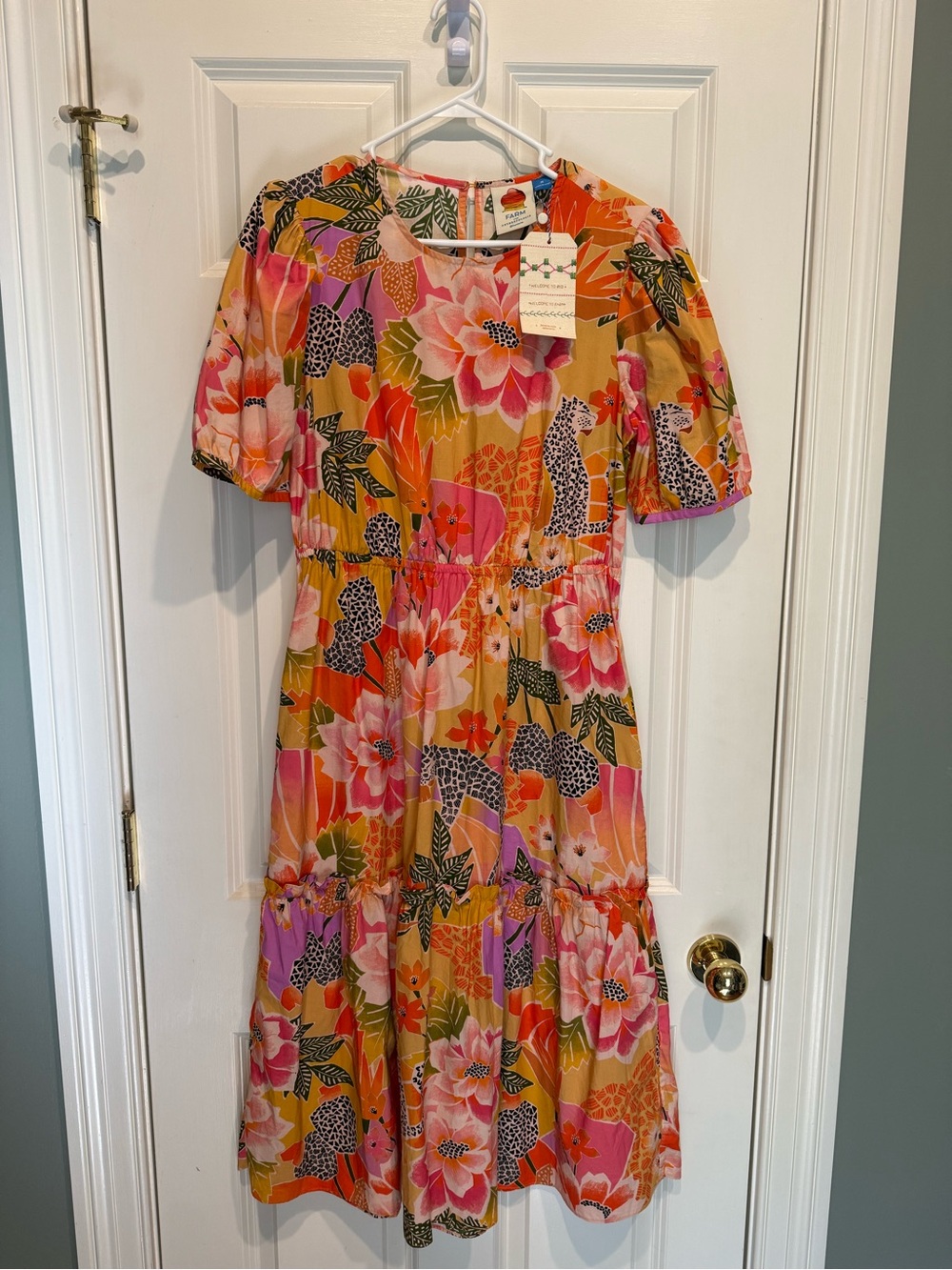NWT Farm Rio Maribel Maxi Dress Size M